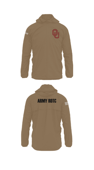 Windbreaker, OU Army ROTC, Army, Teamtime, Team time, sublimation, custom sports apparel, team uniforms, spirit wear, spiritwear, sports uniforms, custom shirts, team store, custom team store, fundraiser sports, apparel fundraiser