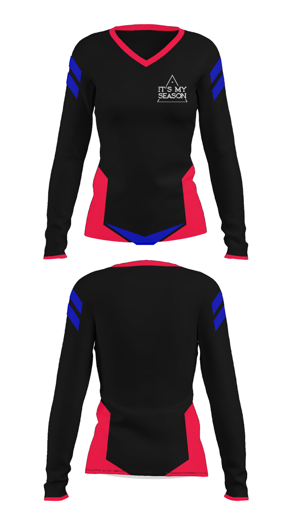Womens Long Sleeve Vneck Shirt, Kingdom Graphics, , Teamtime, Team time, sublimation, custom sports apparel, team uniforms, spirit wear, spiritwear, sports uniforms, custom shirts, team store, custom team store, fundraiser sports, apparel fundraiser