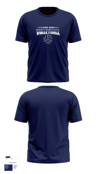 Short Sleeve Performance Shirt, Living Word Academy Volleyball, Women's Volleyball, Teamtime, Team time, sublimation, custom sports apparel, team uniforms, spirit wear, spiritwear, sports uniforms, custom shirts, team store, custom team store, fundraiser sports, apparel fundraiser