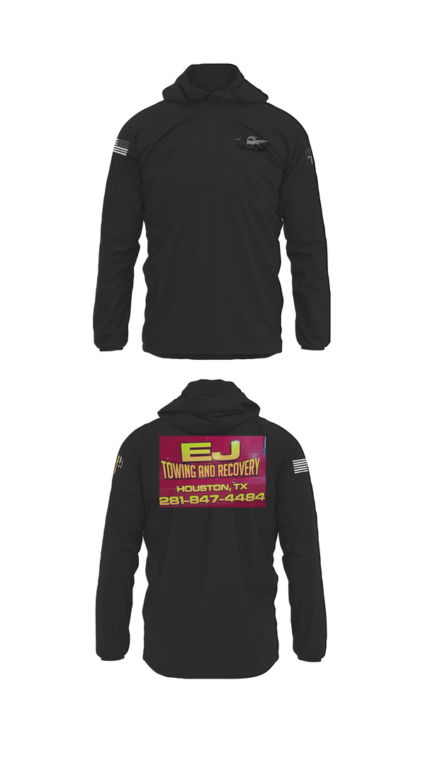 Windbreaker, EJ TOWING AND RECOVERY, , Teamtime, Team time, sublimation, custom sports apparel, team uniforms, spirit wear, spiritwear, sports uniforms, custom shirts, team store, custom team store, fundraiser sports, apparel fundraiser