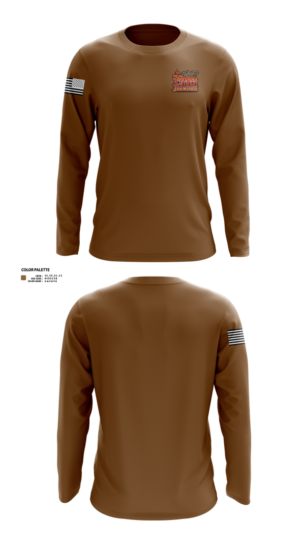 Long Sleeve Performance Shirt, West king frenchies, , Teamtime, Team time, sublimation, custom sports apparel, team uniforms, spirit wear, spiritwear, sports uniforms, custom shirts, team store, custom team store, fundraiser sports, apparel fundraiser