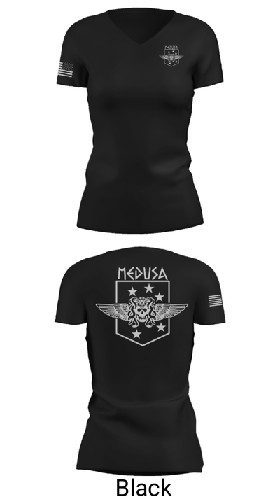 2D Marine Raider Battalion 793595 Women's Short Sleeve V-neck Shirt - 28