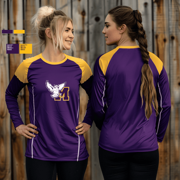 Long Sleeve Performance Shirt, Monticello High School Cross Country, Cross Country, Teamtime, Team time, sublimation, custom sports apparel, team uniforms, spirit wear, spiritwear, sports uniforms, custom shirts, team store, custom team store, fundraiser sports, apparel fundraiser