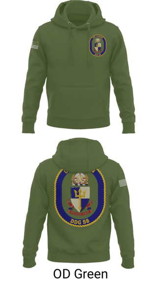Hoodie, USS LABOON - DDG 58, Navy, Teamtime, Team time, sublimation, custom sports apparel, team uniforms, spirit wear, spiritwear, sports uniforms, custom shirts, team store, custom team store, fundraiser sports, apparel fundraiser