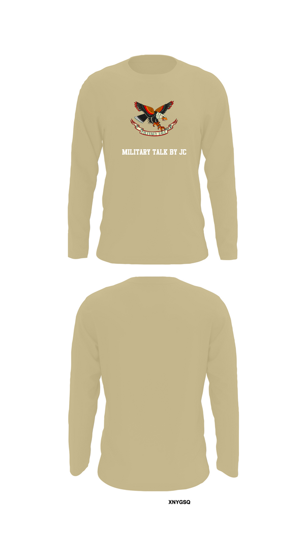Long Sleeve Performance Shirt, Military Talk by JC, Army, Teamtime, Team time, sublimation, custom sports apparel, team uniforms, spirit wear, spiritwear, sports uniforms, custom shirts, team store, custom team store, fundraiser sports, apparel fundraiser