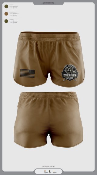 Womens Shorts, Strike force Battalion, Army, Teamtime, Team time, sublimation, custom sports apparel, team uniforms, spirit wear, spiritwear, sports uniforms, custom shirts, team store, custom team store, fundraiser sports, apparel fundraiser