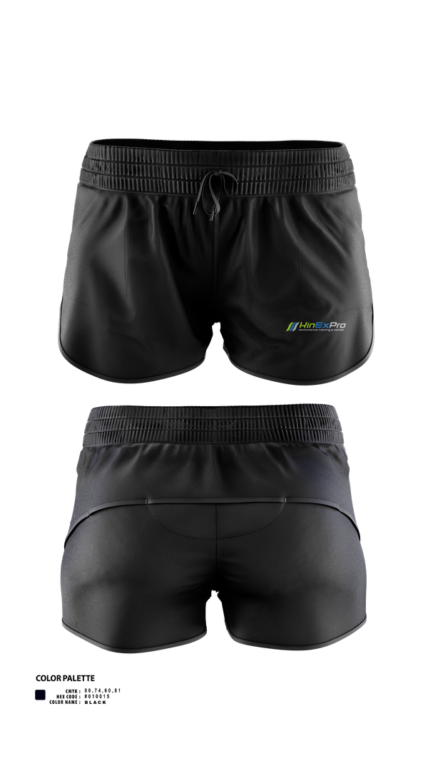 Womens Shorts, KinExPro Performance Training & Rehab, , Teamtime, Team time, sublimation, custom sports apparel, team uniforms, spirit wear, spiritwear, sports uniforms, custom shirts, team store, custom team store, fundraiser sports, apparel fundraiser