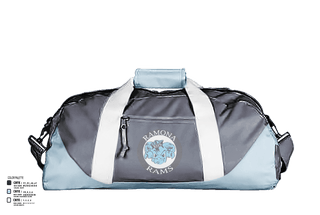Duffle Bag, Ramona High School Volleyball, Women's Volleyball, Teamtime, Team time, sublimation, custom sports apparel, team uniforms, spirit wear, spiritwear, sports uniforms, custom shirts, team store, custom team store, fundraiser sports, apparel fundraiser