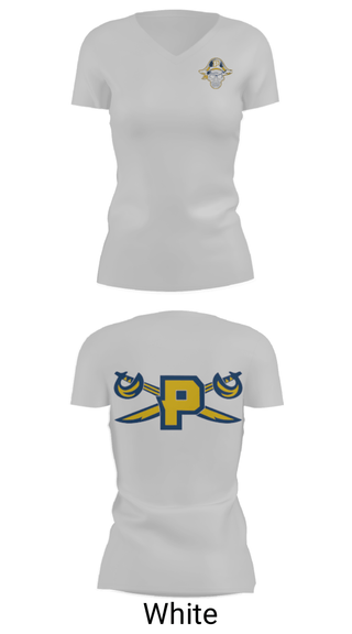 Women's Short Sleeve Vneck Shirt, Paul Public Charter School (High School) Football, Football, Teamtime, Team time, sublimation, custom sports apparel, team uniforms, spirit wear, spiritwear, sports uniforms, custom shirts, team store, custom team store, fundraiser sports, apparel fundraiser