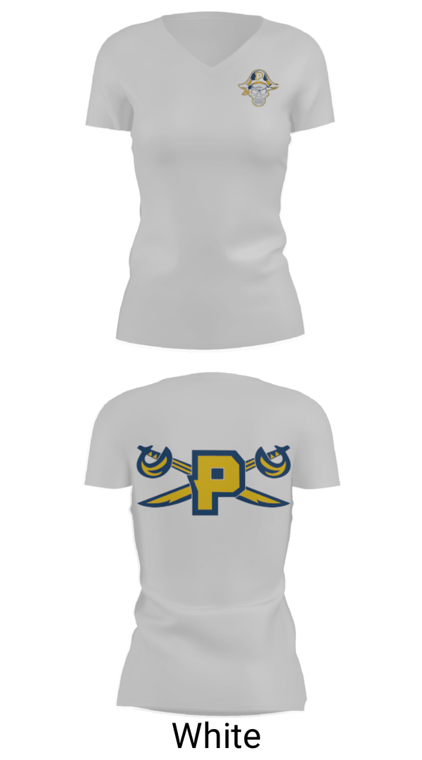 Women's Short Sleeve Vneck Shirt, Paul Public Charter School (High School) Football, Football, Teamtime, Team time, sublimation, custom sports apparel, team uniforms, spirit wear, spiritwear, sports uniforms, custom shirts, team store, custom team store, fundraiser sports, apparel fundraiser
