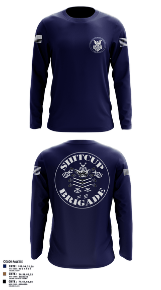 Long Sleeve Performance Shirt, USS Patriot, Navy, Teamtime, Team time, sublimation, custom sports apparel, team uniforms, spirit wear, spiritwear, sports uniforms, custom shirts, team store, custom team store, fundraiser sports, apparel fundraiser