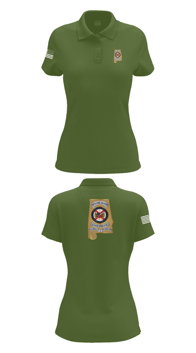 Major Crimes 85282762 Women's Short Sleeve Performance Polo  - 52