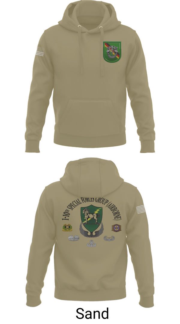 Hoodie, 1-10 SFG FSC, Army, Teamtime, Team time, sublimation, custom sports apparel, team uniforms, spirit wear, spiritwear, sports uniforms, custom shirts, team store, custom team store, fundraiser sports, apparel fundraiser