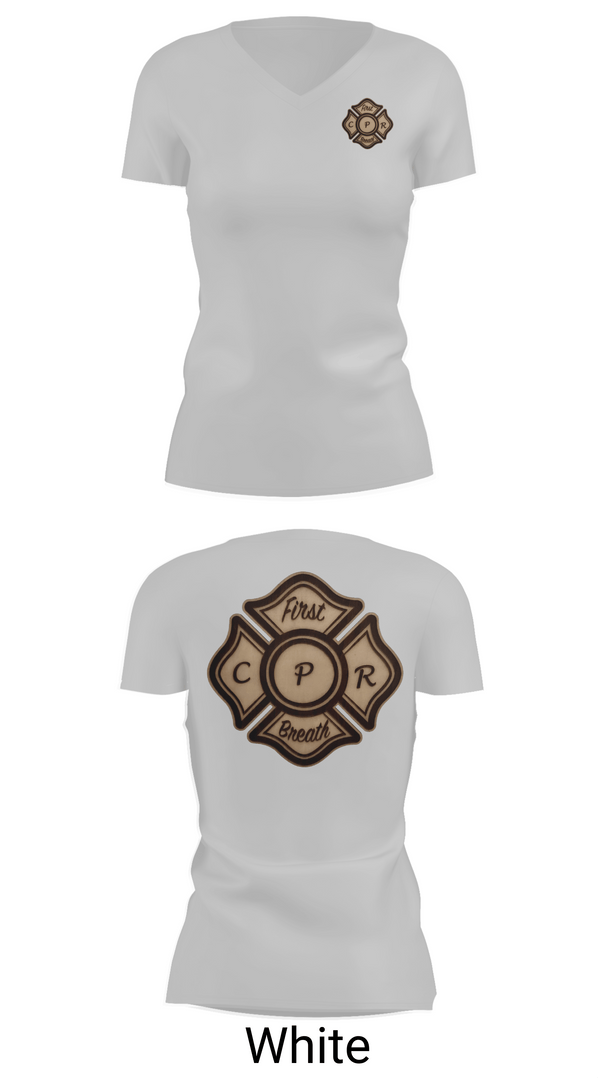 Womens Short Sleeve Vneck Shirt, FBCPR, , Teamtime, Team time, sublimation, custom sports apparel, team uniforms, spirit wear, spiritwear, sports uniforms, custom shirts, team store, custom team store, fundraiser sports, apparel fundraiser