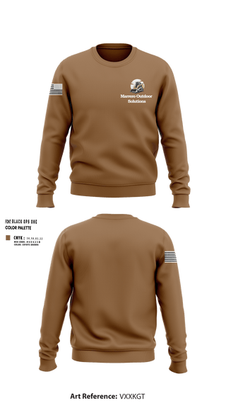 Crew Neck Sweatshirt, Marrero Outdoor Solutions, , Teamtime, Team time, sublimation, custom sports apparel, team uniforms, spirit wear, spiritwear, sports uniforms, custom shirts, team store, custom team store, fundraiser sports, apparel fundraiser