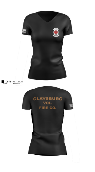 Womens Short Sleeve Vneck Shirt, CVFC, , Teamtime, Team time, sublimation, custom sports apparel, team uniforms, spirit wear, spiritwear, sports uniforms, custom shirts, team store, custom team store, fundraiser sports, apparel fundraiser
