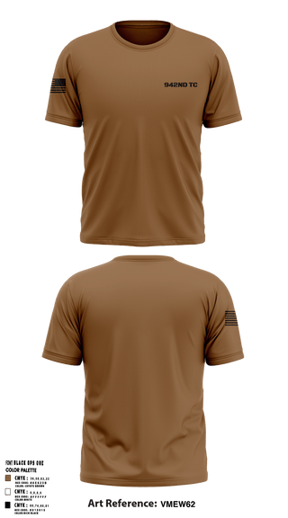 Short Sleeve Performance Shirt, 942nd TC, Army, Teamtime, Team time, sublimation, custom sports apparel, team uniforms, spirit wear, spiritwear, sports uniforms, custom shirts, team store, custom team store, fundraiser sports, apparel fundraiser