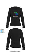 James N Gamble Montessori Junior High School Volleyball 31595868 Women's Long Sleeve V-neck Shirt - 34