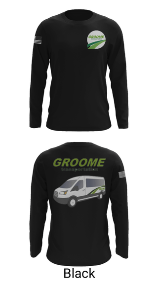 Long Sleeve Performance Shirt, Groome Transportation, , Teamtime, Team time, sublimation, custom sports apparel, team uniforms, spirit wear, spiritwear, sports uniforms, custom shirts, team store, custom team store, fundraiser sports, apparel fundraiser