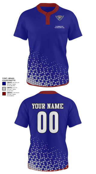 Two Button Softball Jersey, Freedom High School Softball, Softball, Teamtime, Team time, sublimation, custom sports apparel, team uniforms, spirit wear, spiritwear, sports uniforms, custom shirts, team store, custom team store, fundraiser sports, apparel fundraiser
