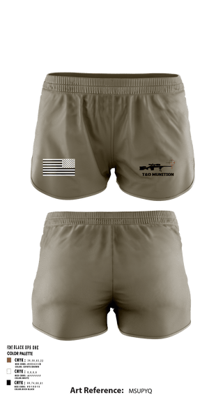 Ranger Panties, T&D Munitions, , Teamtime, Team time, sublimation, custom sports apparel, team uniforms, spirit wear, spiritwear, sports uniforms, custom shirts, team store, custom team store, fundraiser sports, apparel fundraiser