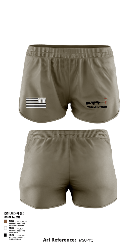 Ranger Panties, T&D Munitions, , Teamtime, Team time, sublimation, custom sports apparel, team uniforms, spirit wear, spiritwear, sports uniforms, custom shirts, team store, custom team store, fundraiser sports, apparel fundraiser