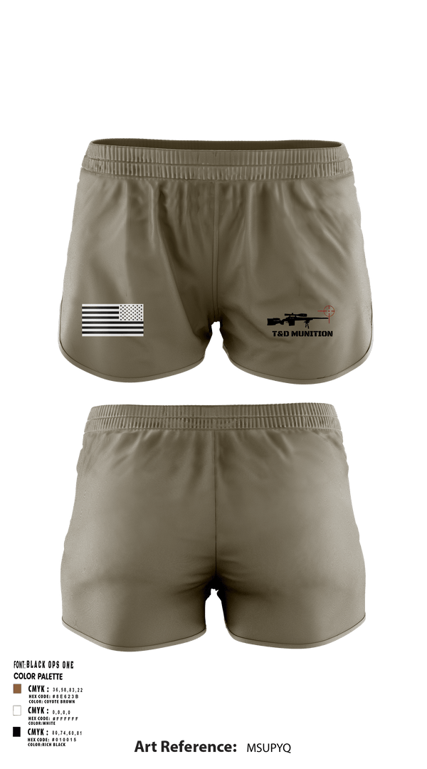 Ranger Panties, T&D Munitions, , Teamtime, Team time, sublimation, custom sports apparel, team uniforms, spirit wear, spiritwear, sports uniforms, custom shirts, team store, custom team store, fundraiser sports, apparel fundraiser