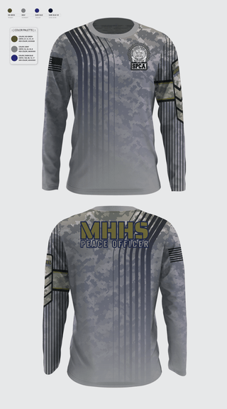 Long Sleeve Performance Shirt, Mohawk Hudson Humane Society, Law Enforcement Division, Police, Teamtime, Team time, sublimation, custom sports apparel, team uniforms, spirit wear, spiritwear, sports uniforms, custom shirts, team store, custom team store, fundraiser sports, apparel fundraiser