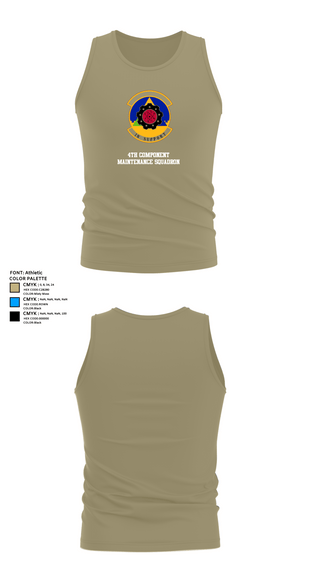 Tank Top, 4th Component Maintenance Squadron, , Teamtime, Team time, sublimation, custom sports apparel, team uniforms, spirit wear, spiritwear, sports uniforms, custom shirts, team store, custom team store, fundraiser sports, apparel fundraiser