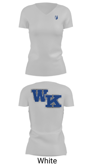 Womens Short Sleeve Vneck Shirt, Worthington Kilbourne High School Golf, Golf, Teamtime, Team time, sublimation, custom sports apparel, team uniforms, spirit wear, spiritwear, sports uniforms, custom shirts, team store, custom team store, fundraiser sports, apparel fundraiser