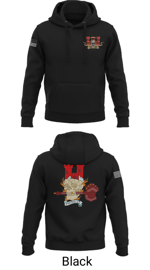 Hoodie, 3rd Platoon, 642nd ESC, Army, Teamtime, Team time, sublimation, custom sports apparel, team uniforms, spirit wear, spiritwear, sports uniforms, custom shirts, team store, custom team store, fundraiser sports, apparel fundraiser