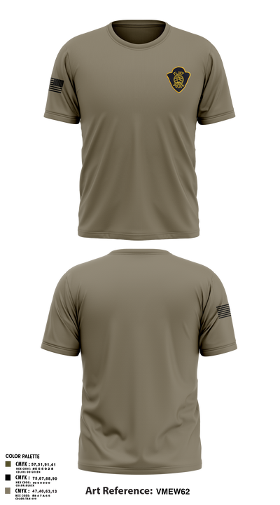City of Flint Police 13953142 Old School Cotton Feel Shirt - 3