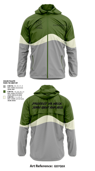 Windbreaker, Neck breakers cc, , Teamtime, Team time, sublimation, custom sports apparel, team uniforms, spirit wear, spiritwear, sports uniforms, custom shirts, team store, custom team store, fundraiser sports, apparel fundraiser