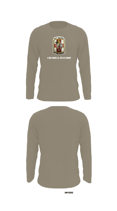 43rd Medical Detachment 2216181 Long Sleeve Performance Shirt - 72