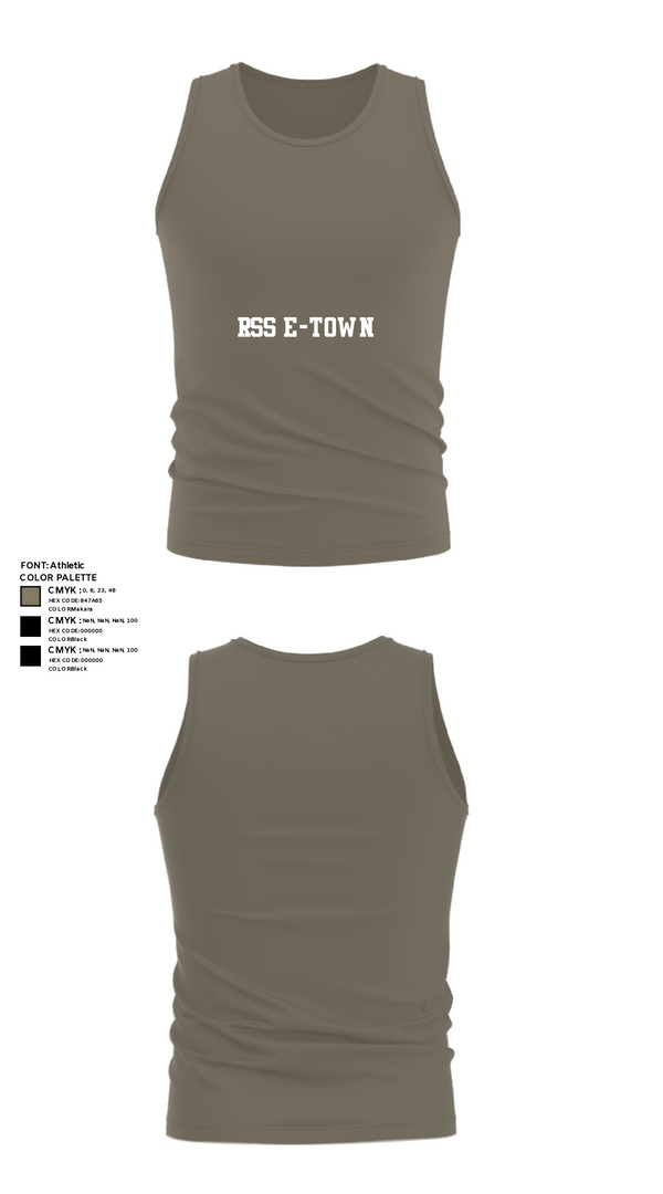 Tank Top, RSS E-Town, Marines, Teamtime, Team time, sublimation, custom sports apparel, team uniforms, spirit wear, spiritwear, sports uniforms, custom shirts, team store, custom team store, fundraiser sports, apparel fundraiser