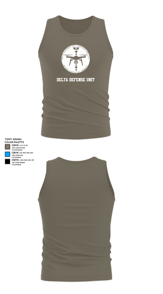 Tank Top, Delta Defense Unit, Police, Teamtime, Team time, sublimation, custom sports apparel, team uniforms, spirit wear, spiritwear, sports uniforms, custom shirts, team store, custom team store, fundraiser sports, apparel fundraiser