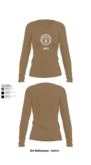 Women's Long Sleeve Vneck Shirt, SMTC, , Teamtime, Team time, sublimation, custom sports apparel, team uniforms, spirit wear, spiritwear, sports uniforms, custom shirts, team store, custom team store, fundraiser sports, apparel fundraiser