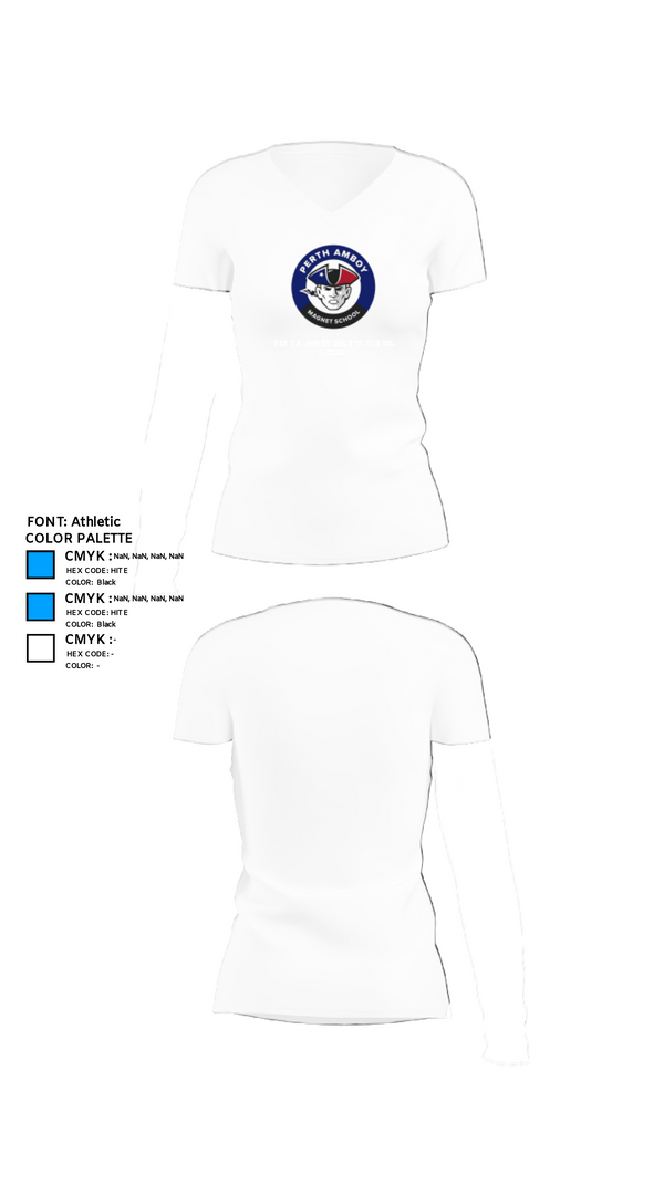 Womens Short Sleeve Vneck Shirt, Perth Amboy Magnet School Soccer, Men's Soccer, Teamtime, Team time, sublimation, custom sports apparel, team uniforms, spirit wear, spiritwear, sports uniforms, custom shirts, team store, custom team store, fundraiser sports, apparel fundraiser