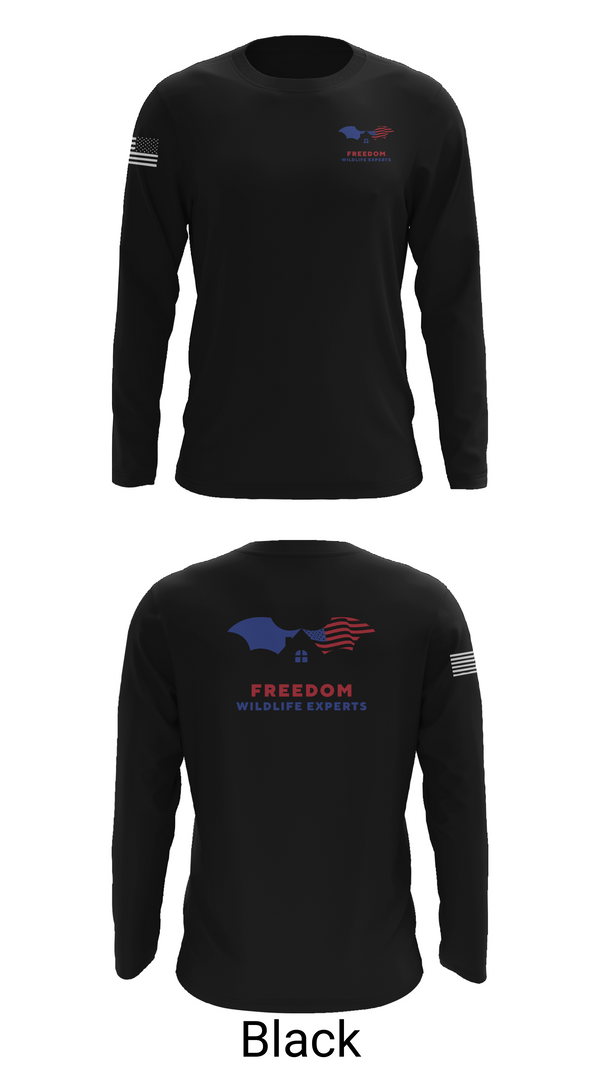 Long Sleeve Performance Shirt, FREEDOM WILDLIFE EXPERTS, , Teamtime, Team time, sublimation, custom sports apparel, team uniforms, spirit wear, spiritwear, sports uniforms, custom shirts, team store, custom team store, fundraiser sports, apparel fundraiser