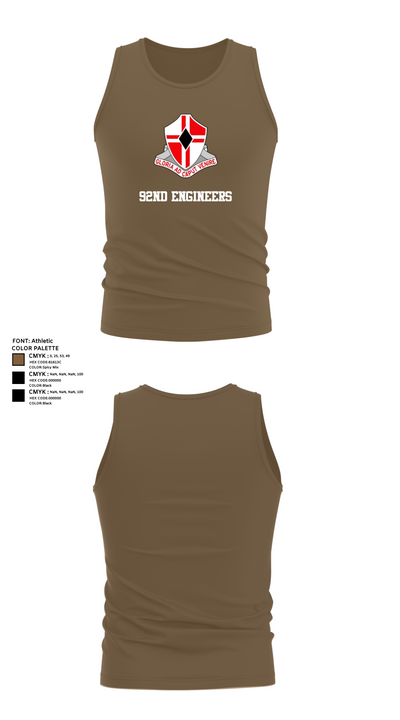 92nd Engineers 80974269 Tank Top - 19