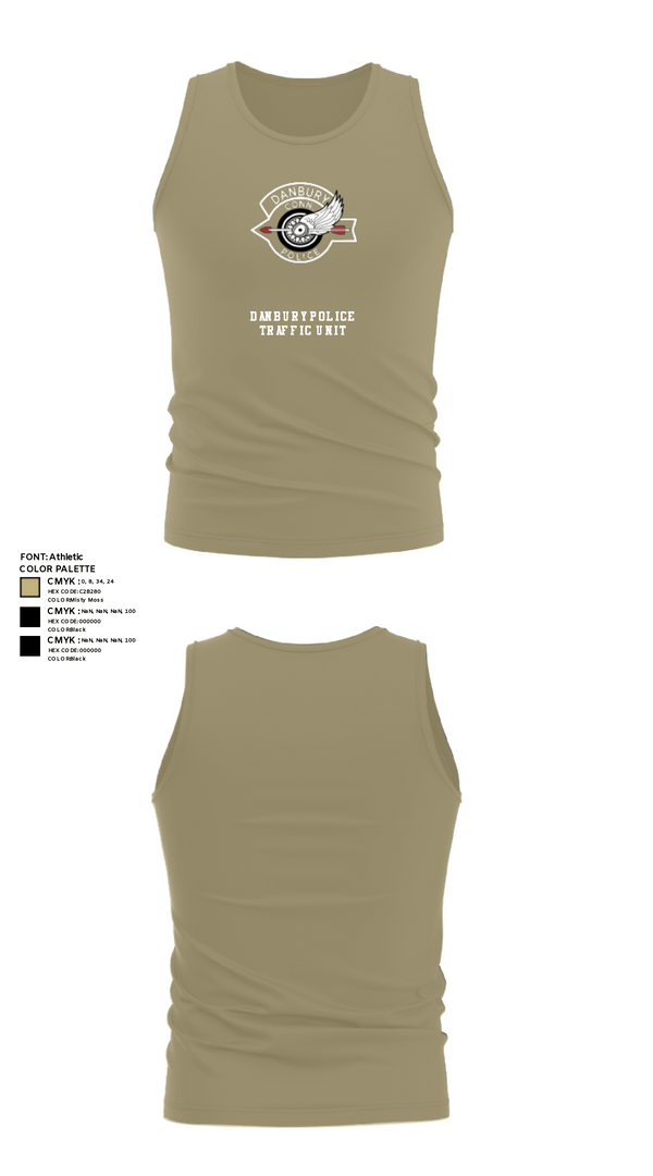 Tank Top, Danbury Police Traffic Unit, Police, Teamtime, Team time, sublimation, custom sports apparel, team uniforms, spirit wear, spiritwear, sports uniforms, custom shirts, team store, custom team store, fundraiser sports, apparel fundraiser