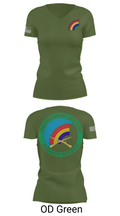 42nd ID 48314623 Women's Short Sleeve V-neck Shirt - 48