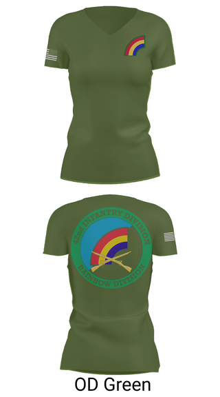 Womens Short Sleeve Vneck Shirt, 42nd ID, Army, Teamtime, Team time, sublimation, custom sports apparel, team uniforms, spirit wear, spiritwear, sports uniforms, custom shirts, team store, custom team store, fundraiser sports, apparel fundraiser