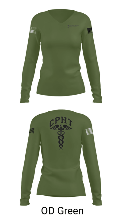 ATAMMC Pharmacy 86969794 Women's Long Sleeve V-neck Shirt - 57
