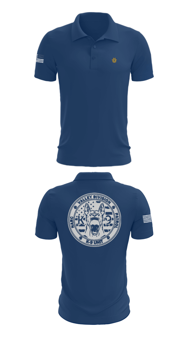 Short Sleeve Performance Polo, VALLEY K9, , Teamtime, Team time, sublimation, custom sports apparel, team uniforms, spirit wear, spiritwear, sports uniforms, custom shirts, team store, custom team store, fundraiser sports, apparel fundraiser