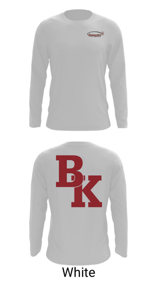 Long Sleeve Performance Shirt, Bishop Kelley High School Tennis, Tennis, Teamtime, Team time, sublimation, custom sports apparel, team uniforms, spirit wear, spiritwear, sports uniforms, custom shirts, team store, custom team store, fundraiser sports, apparel fundraiser