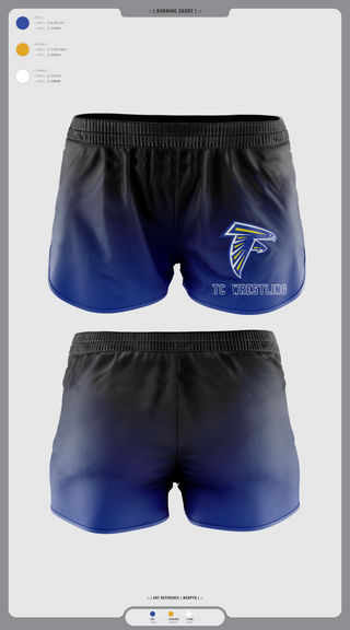 Womens Shorts, Todd County High School Wrestling, Wrestling, Teamtime, Team time, sublimation, custom sports apparel, team uniforms, spirit wear, spiritwear, sports uniforms, custom shirts, team store, custom team store, fundraiser sports, apparel fundraiser