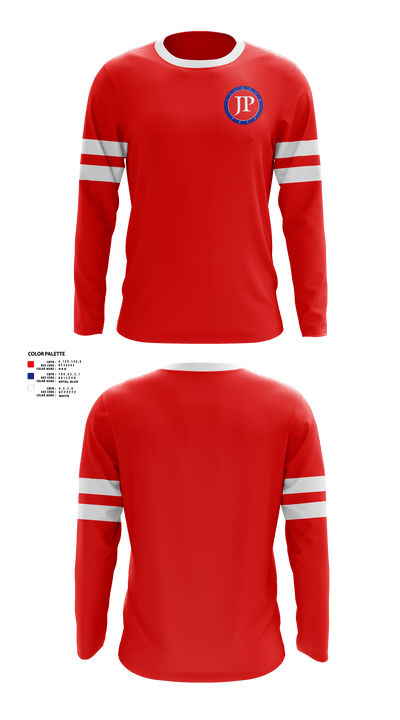 Jackson Preparatory School Swimming 57912925 Long Sleeve Performance Shirt 40