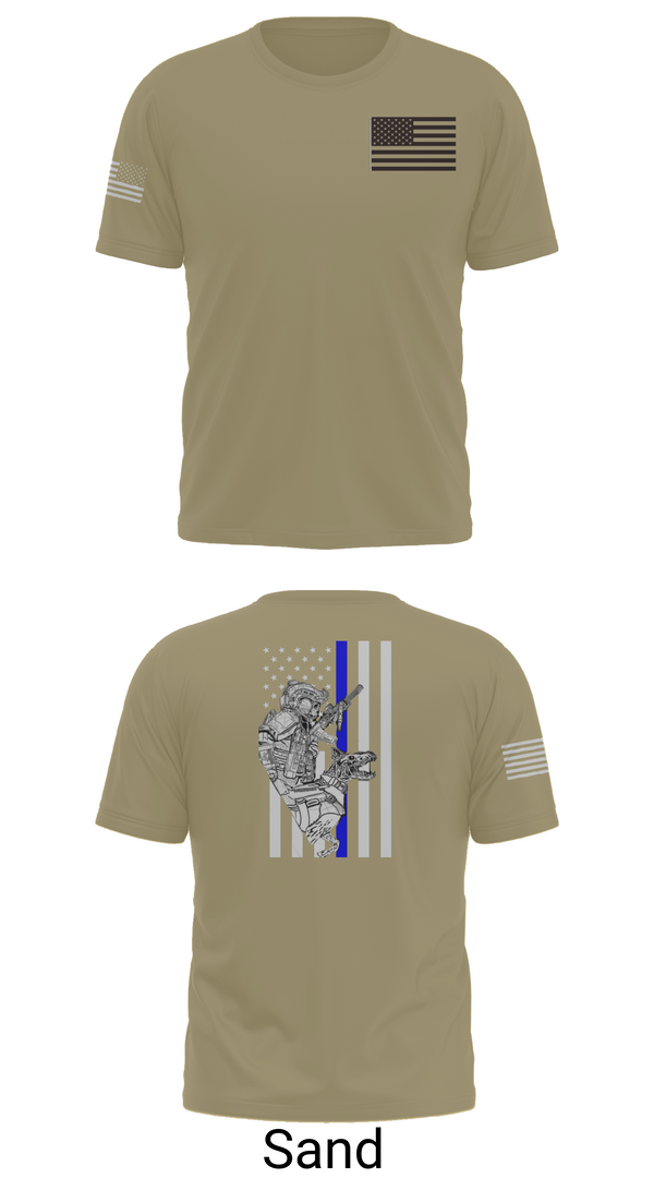 Short Sleeve Performance Shirt, 904th MP Det Military Working Dog, Army, Teamtime, Team time, sublimation, custom sports apparel, team uniforms, spirit wear, spiritwear, sports uniforms, custom shirts, team store, custom team store, fundraiser sports, apparel fundraiser