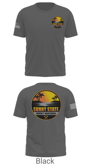 Short Sleeve Performance Shirt, Sunny State Property Maintenance, , Teamtime, Team time, sublimation, custom sports apparel, team uniforms, spirit wear, spiritwear, sports uniforms, custom shirts, team store, custom team store, fundraiser sports, apparel fundraiser